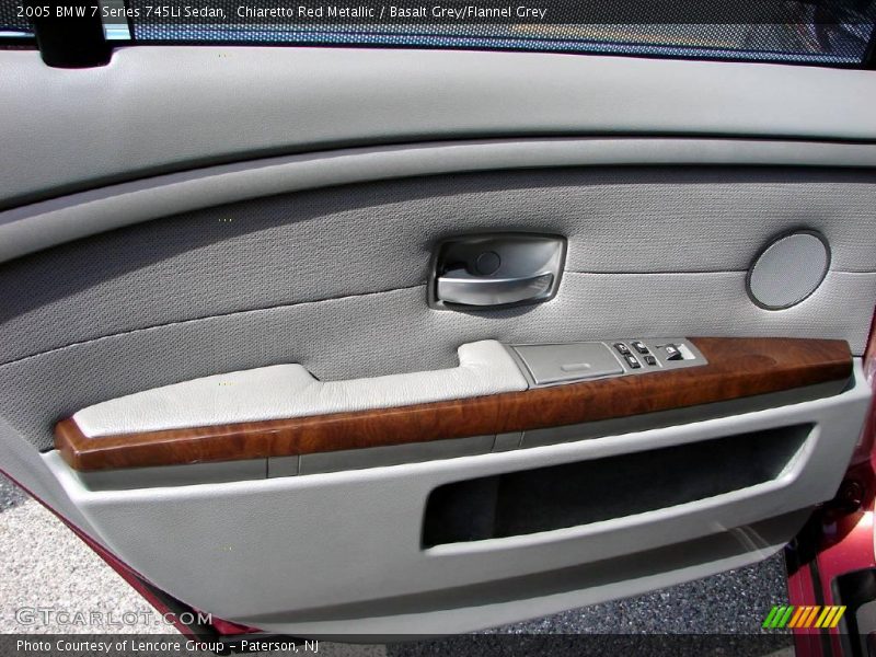 Chiaretto Red Metallic / Basalt Grey/Flannel Grey 2005 BMW 7 Series 745Li Sedan