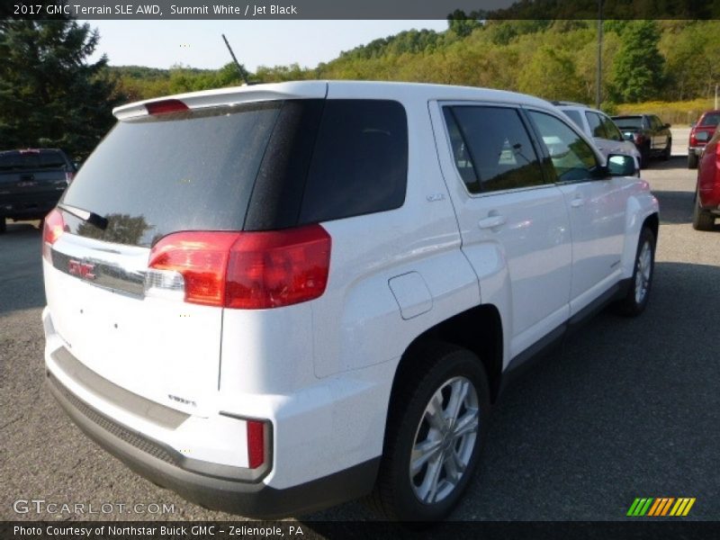 Summit White / Jet Black 2017 GMC Terrain SLE AWD