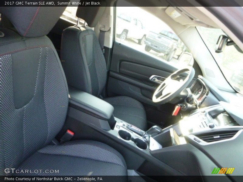 Summit White / Jet Black 2017 GMC Terrain SLE AWD