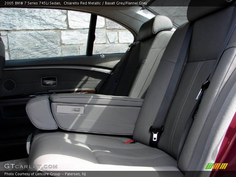 Chiaretto Red Metallic / Basalt Grey/Flannel Grey 2005 BMW 7 Series 745Li Sedan
