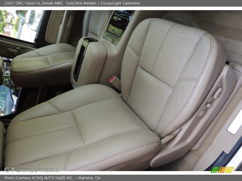 Gold Mist Metallic / Cocoa/Light Cashmere 2007 GMC Yukon XL Denali AWD