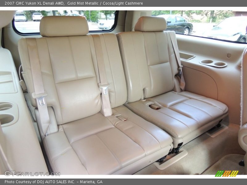 Gold Mist Metallic / Cocoa/Light Cashmere 2007 GMC Yukon XL Denali AWD