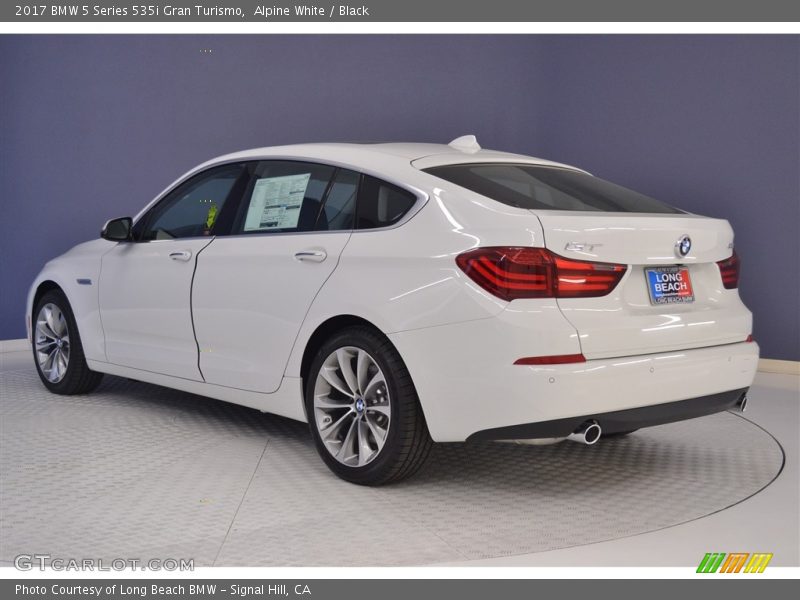 Alpine White / Black 2017 BMW 5 Series 535i Gran Turismo