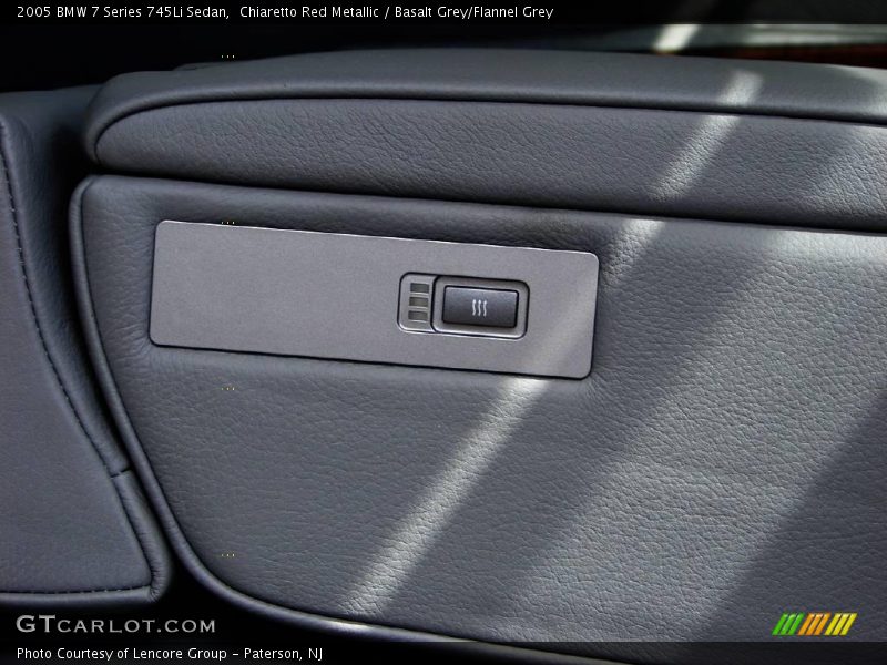Chiaretto Red Metallic / Basalt Grey/Flannel Grey 2005 BMW 7 Series 745Li Sedan