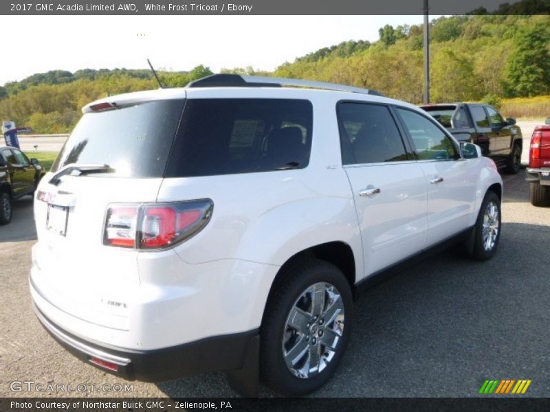 White Frost Tricoat / Ebony 2017 GMC Acadia Limited AWD