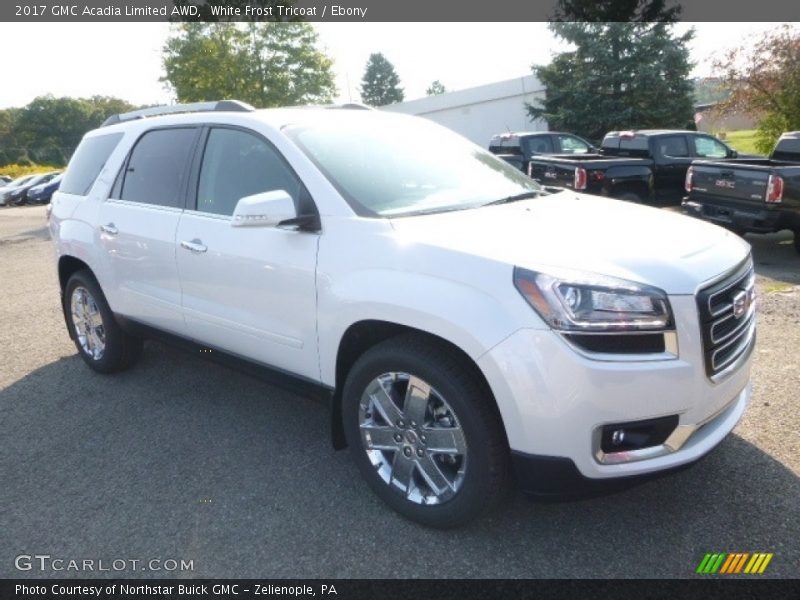 White Frost Tricoat / Ebony 2017 GMC Acadia Limited AWD