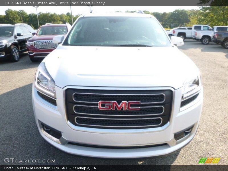 White Frost Tricoat / Ebony 2017 GMC Acadia Limited AWD