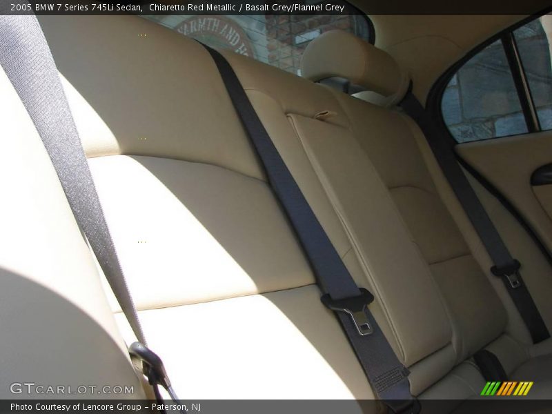 Chiaretto Red Metallic / Basalt Grey/Flannel Grey 2005 BMW 7 Series 745Li Sedan