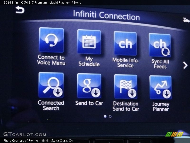 Liquid Platinum / Stone 2014 Infiniti Q 50 3.7 Premium