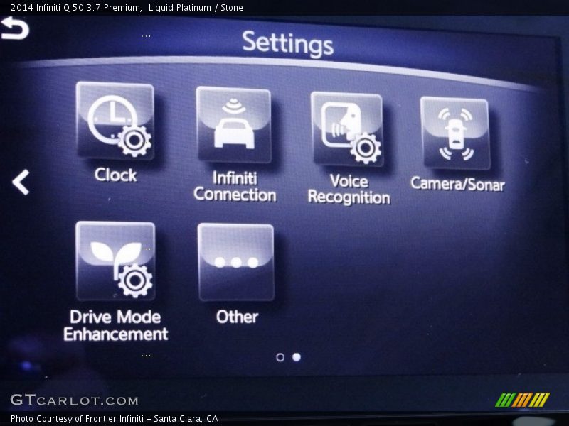 Liquid Platinum / Stone 2014 Infiniti Q 50 3.7 Premium