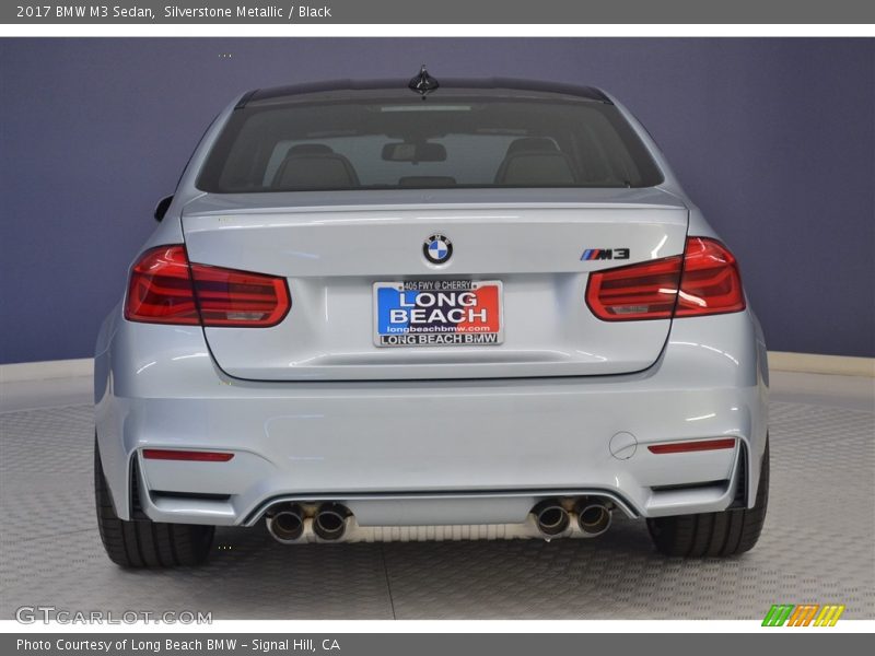 Silverstone Metallic / Black 2017 BMW M3 Sedan