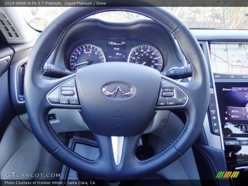 Liquid Platinum / Stone 2014 Infiniti Q 50 3.7 Premium