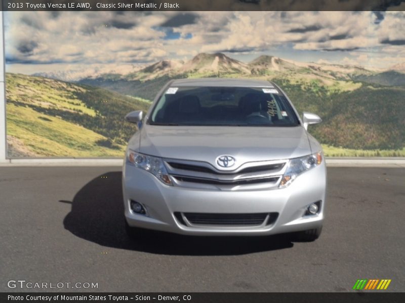 Classic Silver Metallic / Black 2013 Toyota Venza LE AWD