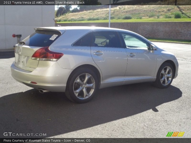 Classic Silver Metallic / Black 2013 Toyota Venza LE AWD