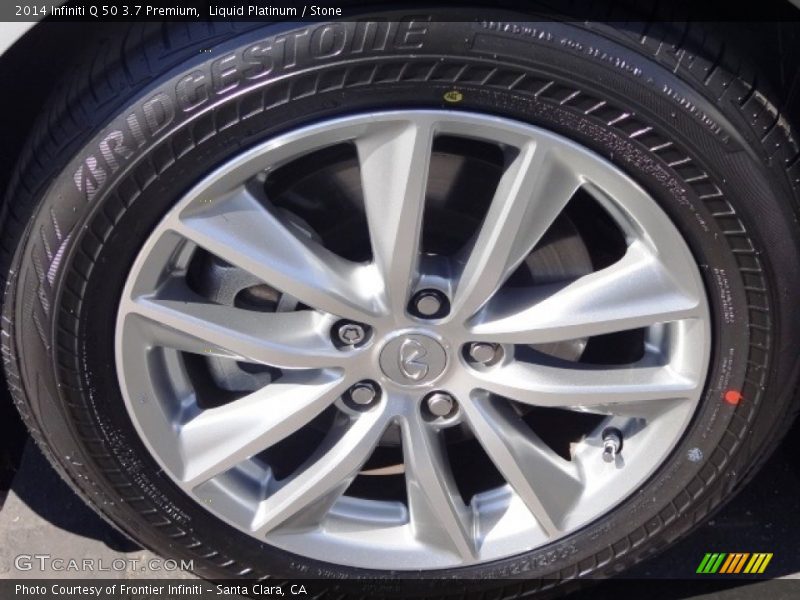 Liquid Platinum / Stone 2014 Infiniti Q 50 3.7 Premium