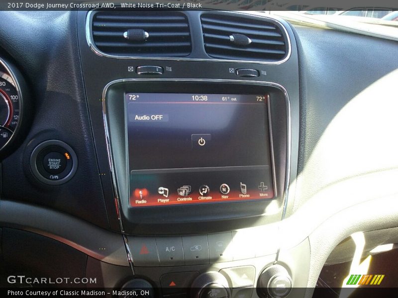 White Noise Tri-Coat / Black 2017 Dodge Journey Crossroad AWD