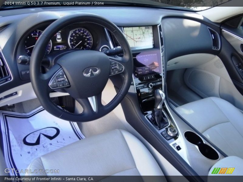 Liquid Platinum / Stone 2014 Infiniti Q 50 3.7 Premium