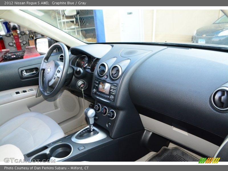 Graphite Blue / Gray 2012 Nissan Rogue S AWD