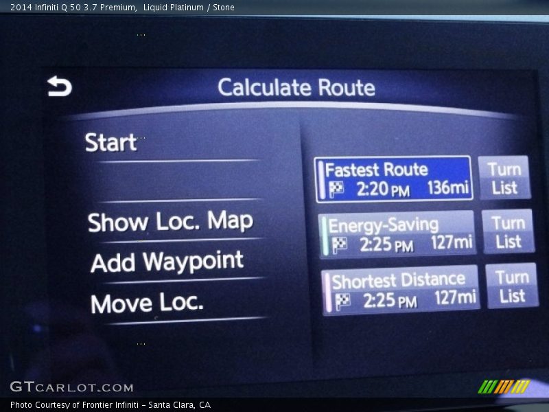 Liquid Platinum / Stone 2014 Infiniti Q 50 3.7 Premium