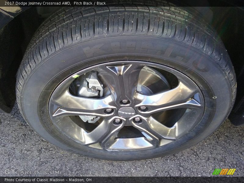 Pitch Black / Black 2017 Dodge Journey Crossroad AWD