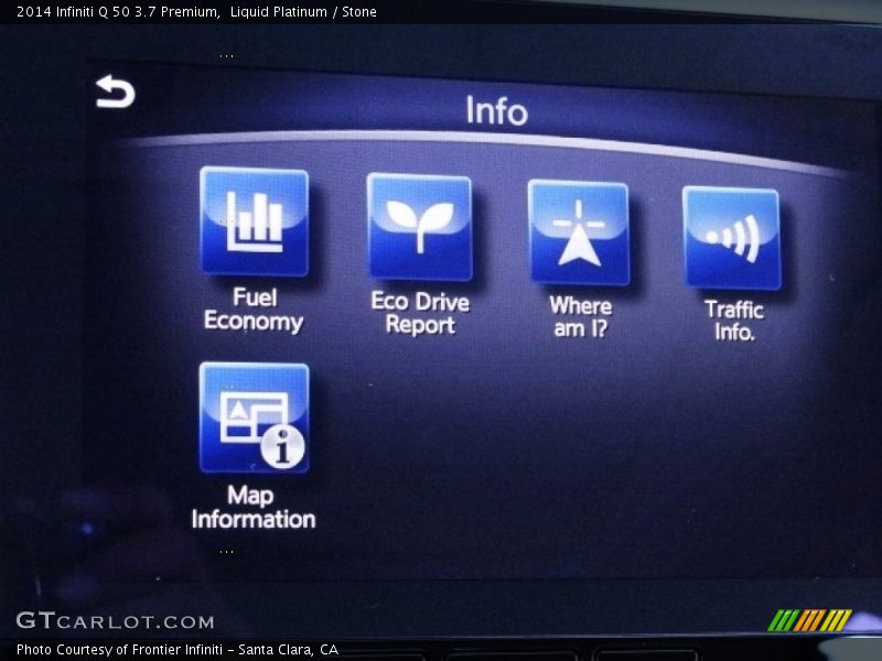 Liquid Platinum / Stone 2014 Infiniti Q 50 3.7 Premium