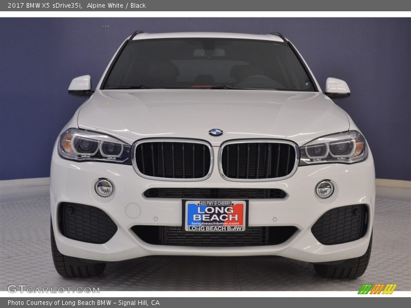 Alpine White / Black 2017 BMW X5 sDrive35i