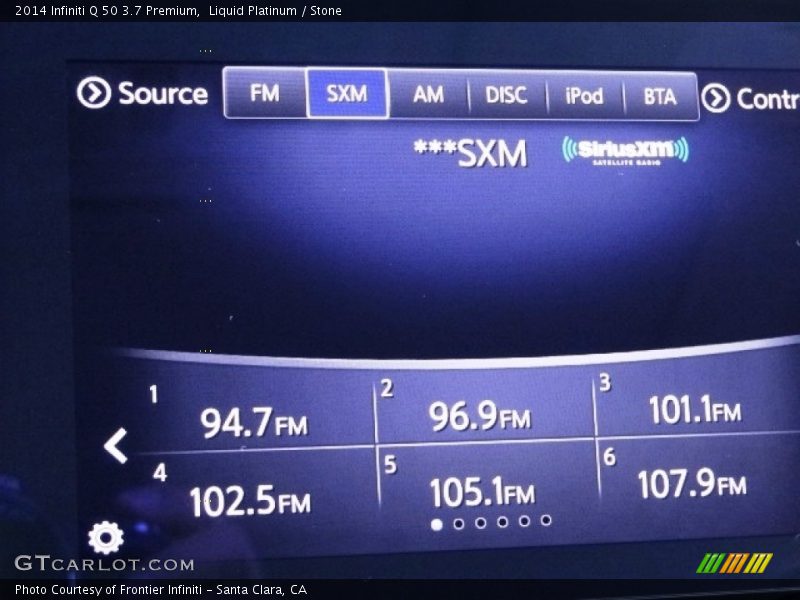 Liquid Platinum / Stone 2014 Infiniti Q 50 3.7 Premium