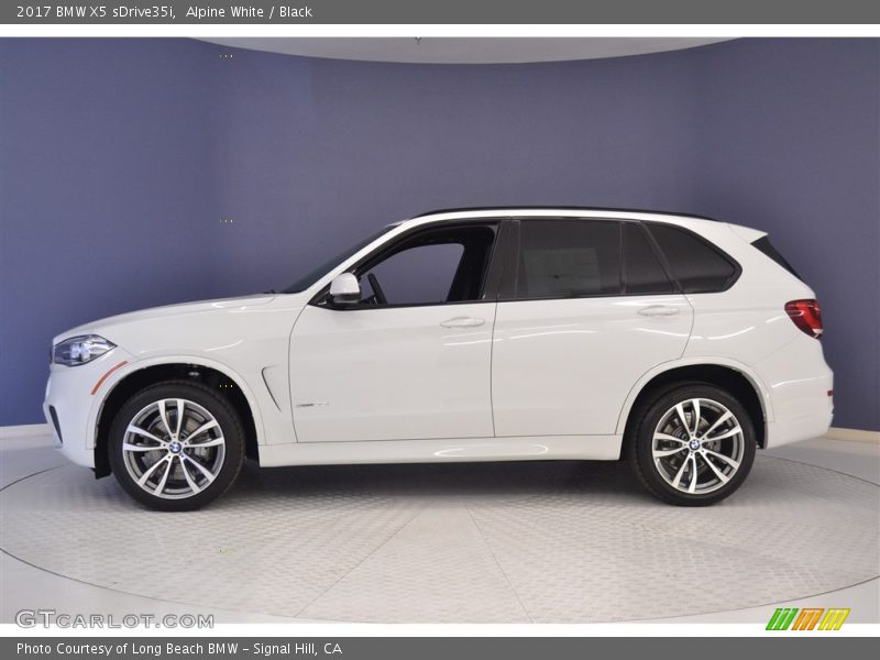 Alpine White / Black 2017 BMW X5 sDrive35i