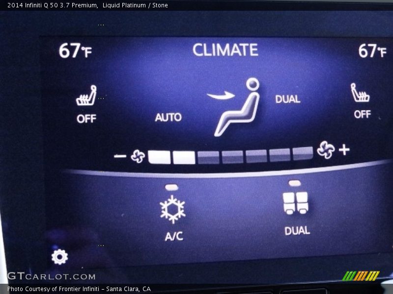 Liquid Platinum / Stone 2014 Infiniti Q 50 3.7 Premium