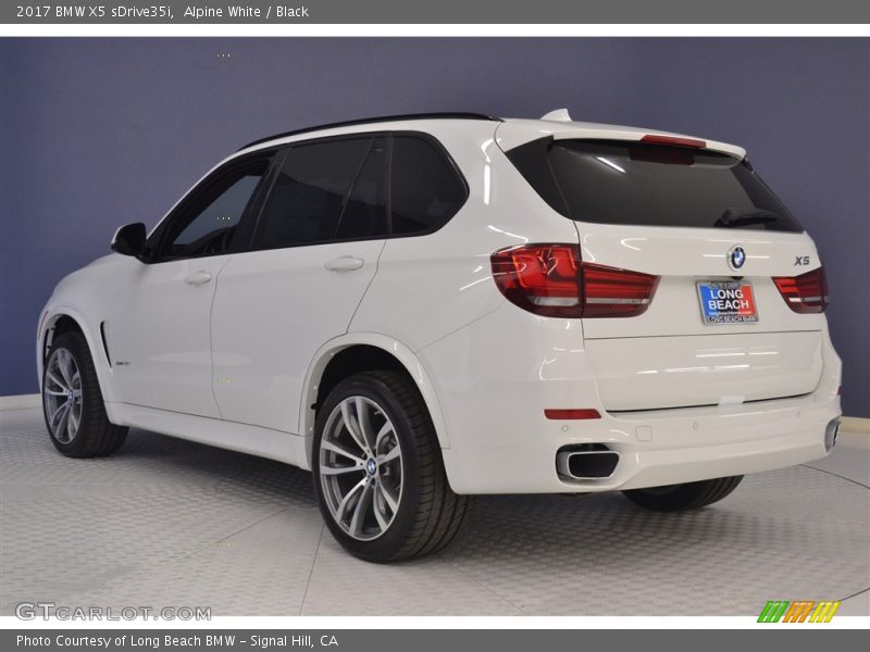 Alpine White / Black 2017 BMW X5 sDrive35i