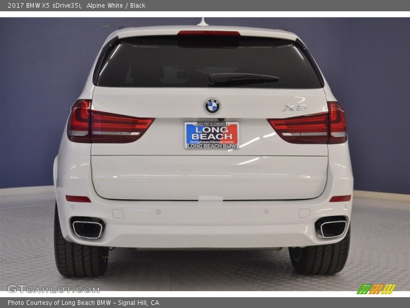 Alpine White / Black 2017 BMW X5 sDrive35i