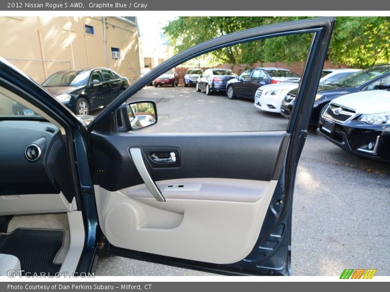 Graphite Blue / Gray 2012 Nissan Rogue S AWD
