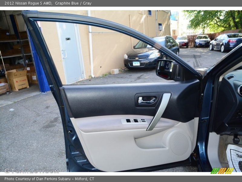 Graphite Blue / Gray 2012 Nissan Rogue S AWD