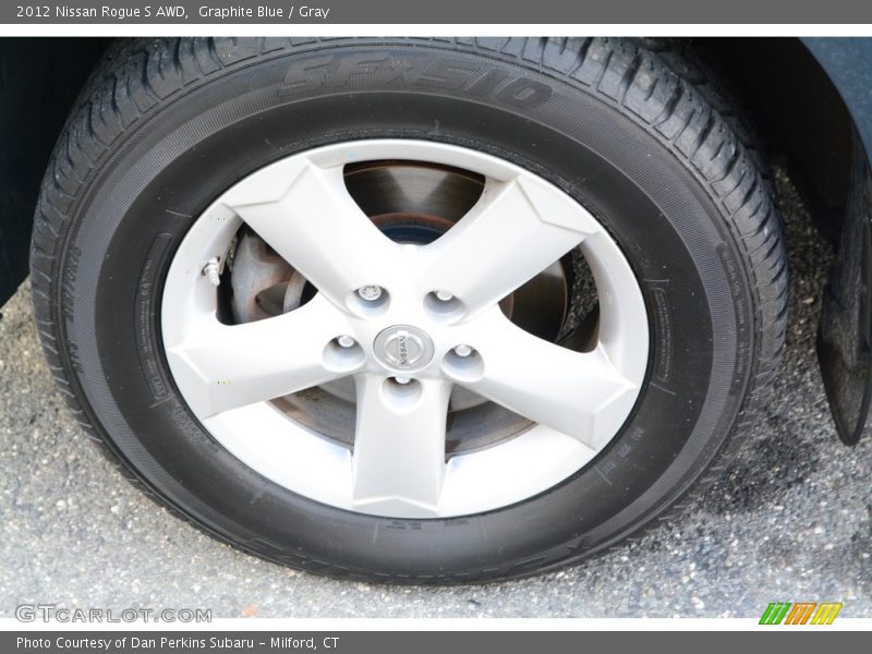 Graphite Blue / Gray 2012 Nissan Rogue S AWD