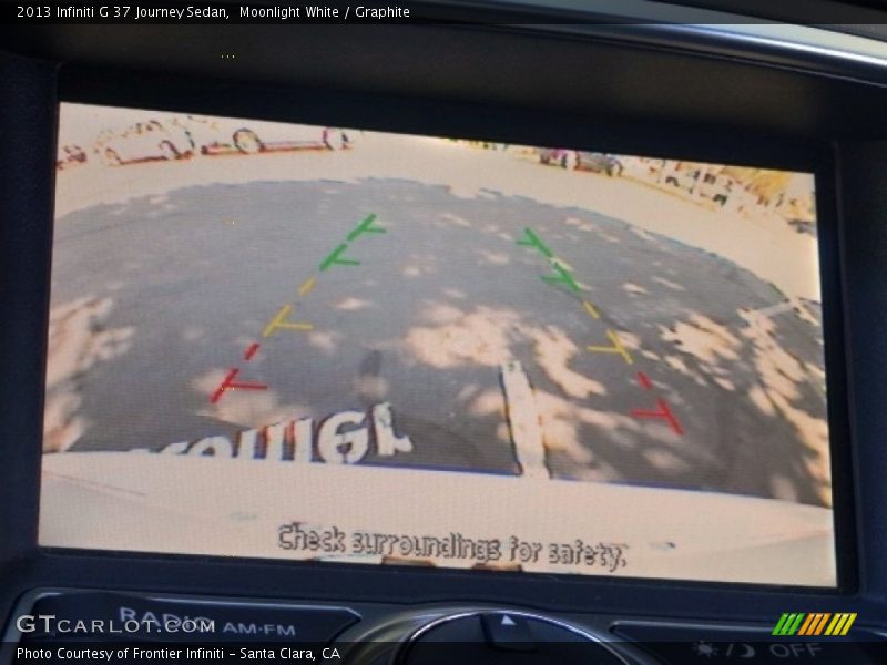 Moonlight White / Graphite 2013 Infiniti G 37 Journey Sedan