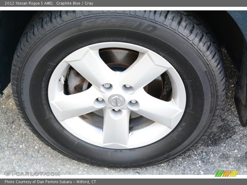 Graphite Blue / Gray 2012 Nissan Rogue S AWD