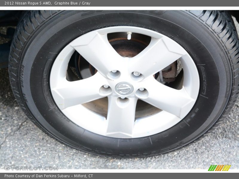 Graphite Blue / Gray 2012 Nissan Rogue S AWD