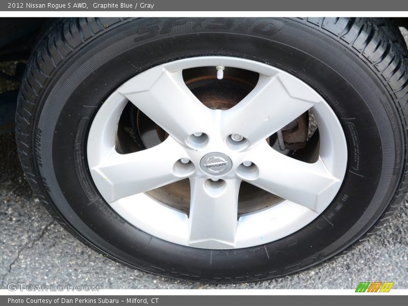 Graphite Blue / Gray 2012 Nissan Rogue S AWD