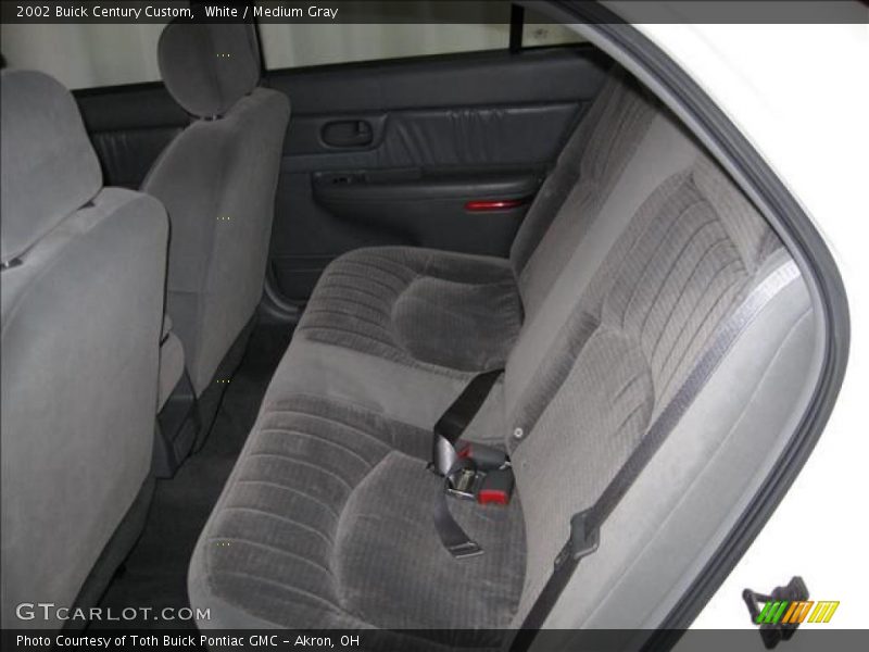 White / Medium Gray 2002 Buick Century Custom