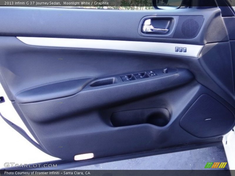 Moonlight White / Graphite 2013 Infiniti G 37 Journey Sedan