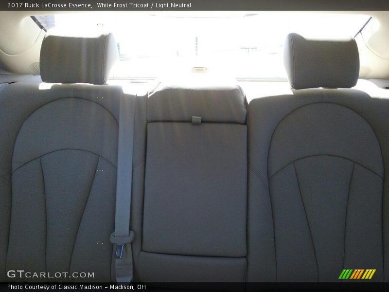 White Frost Tricoat / Light Neutral 2017 Buick LaCrosse Essence