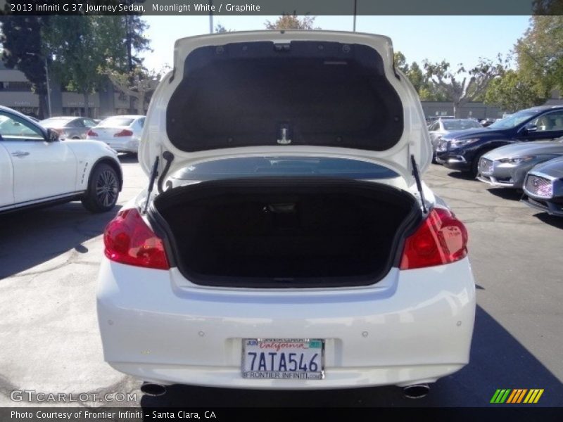 Moonlight White / Graphite 2013 Infiniti G 37 Journey Sedan