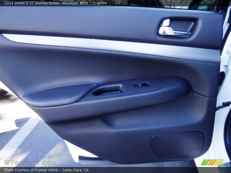 Moonlight White / Graphite 2013 Infiniti G 37 Journey Sedan