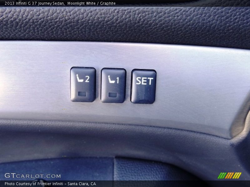 Moonlight White / Graphite 2013 Infiniti G 37 Journey Sedan