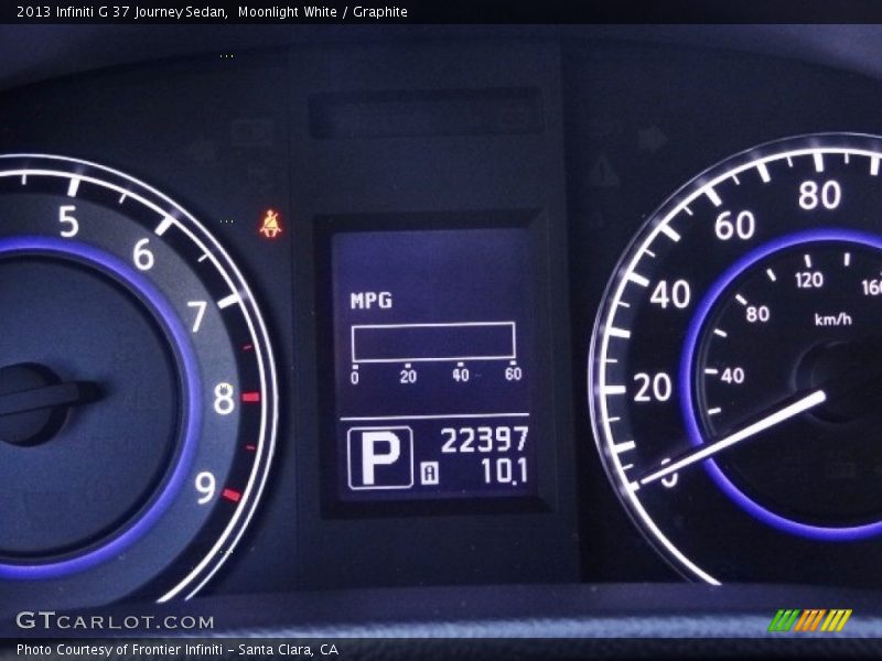 Moonlight White / Graphite 2013 Infiniti G 37 Journey Sedan