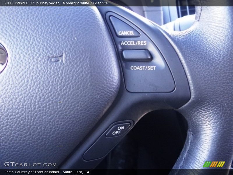 Moonlight White / Graphite 2013 Infiniti G 37 Journey Sedan