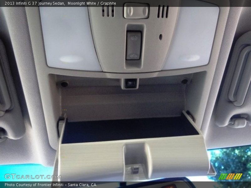 Moonlight White / Graphite 2013 Infiniti G 37 Journey Sedan
