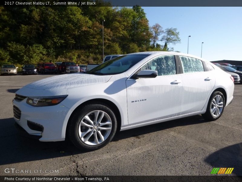 Summit White / Jet Black 2017 Chevrolet Malibu LT