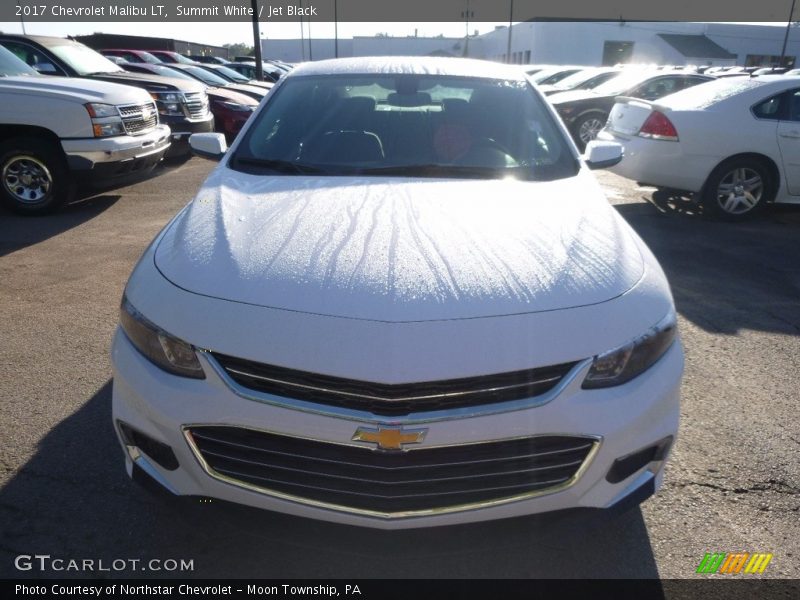 Summit White / Jet Black 2017 Chevrolet Malibu LT