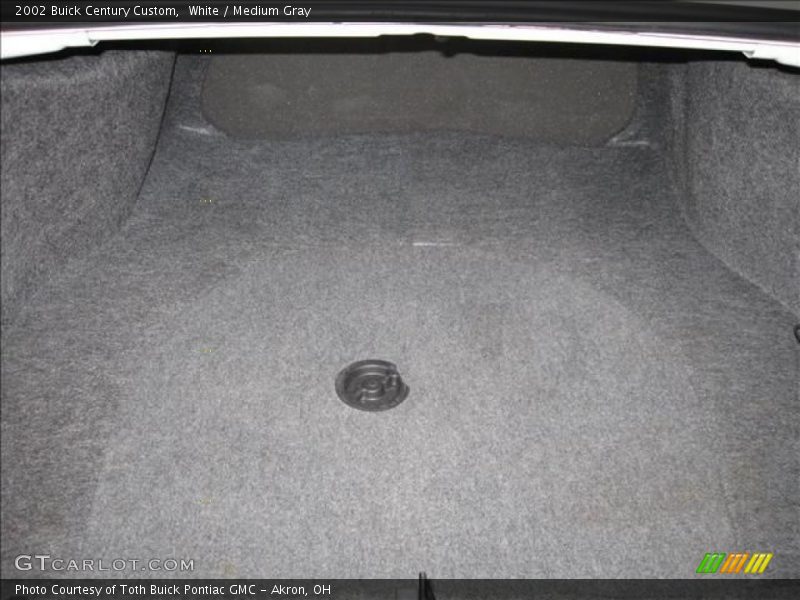 White / Medium Gray 2002 Buick Century Custom